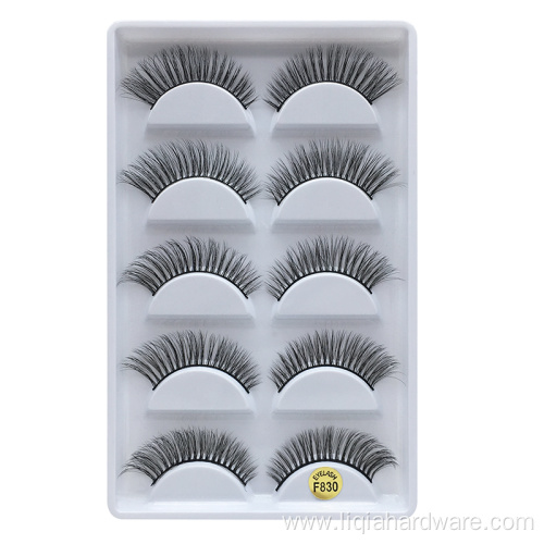 Wholesale 3D mink strip eyelashes fake eyelashes set